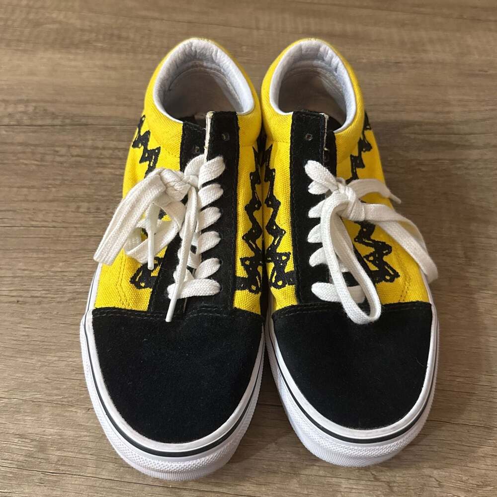 Vans Off The Wall Peanuts Good Grief Charlie Brown Skate Shoes Women’s 6.5